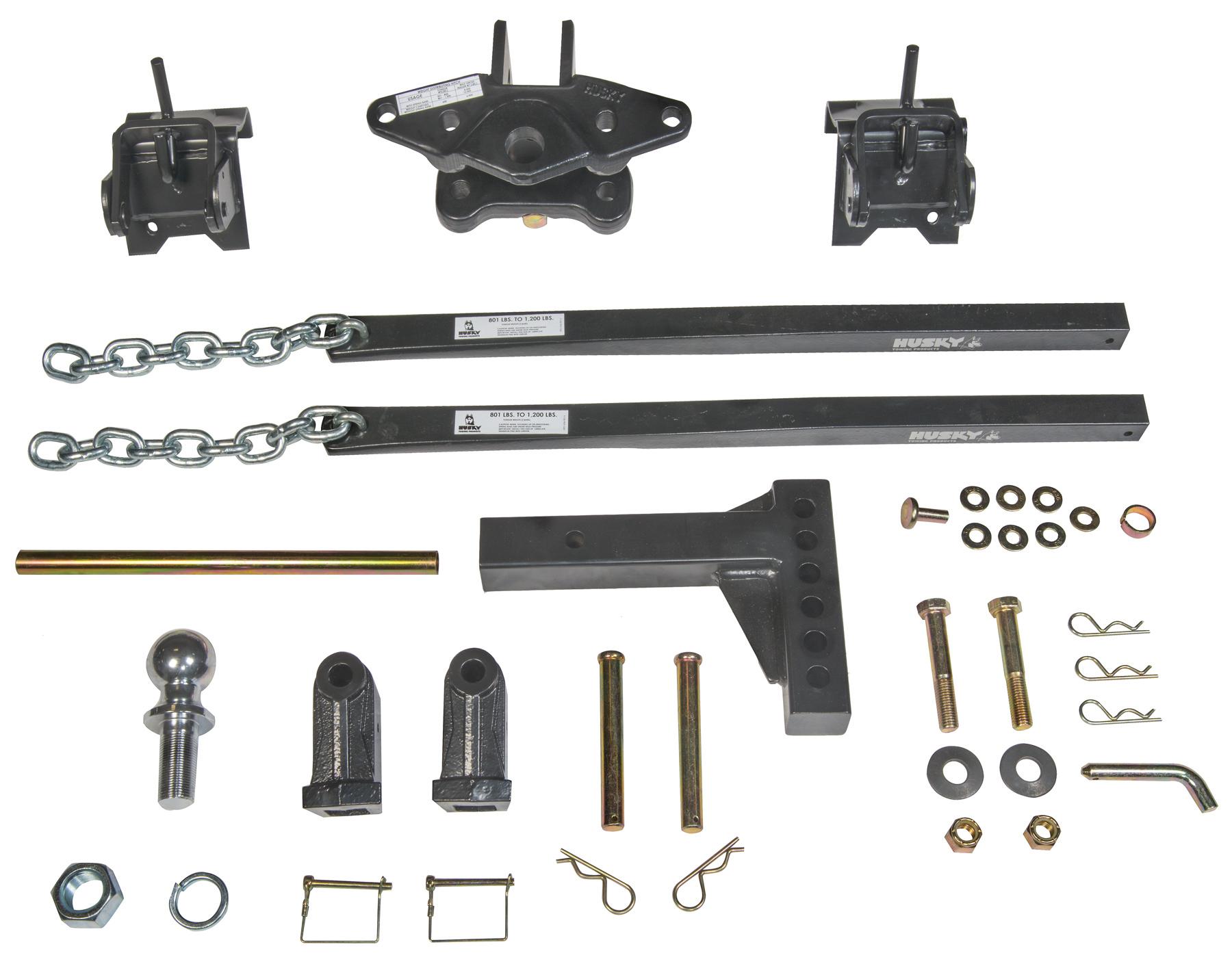 Husky 31335 Pin Trunnion Bar Weight Distribution Hitch (801 lb. to