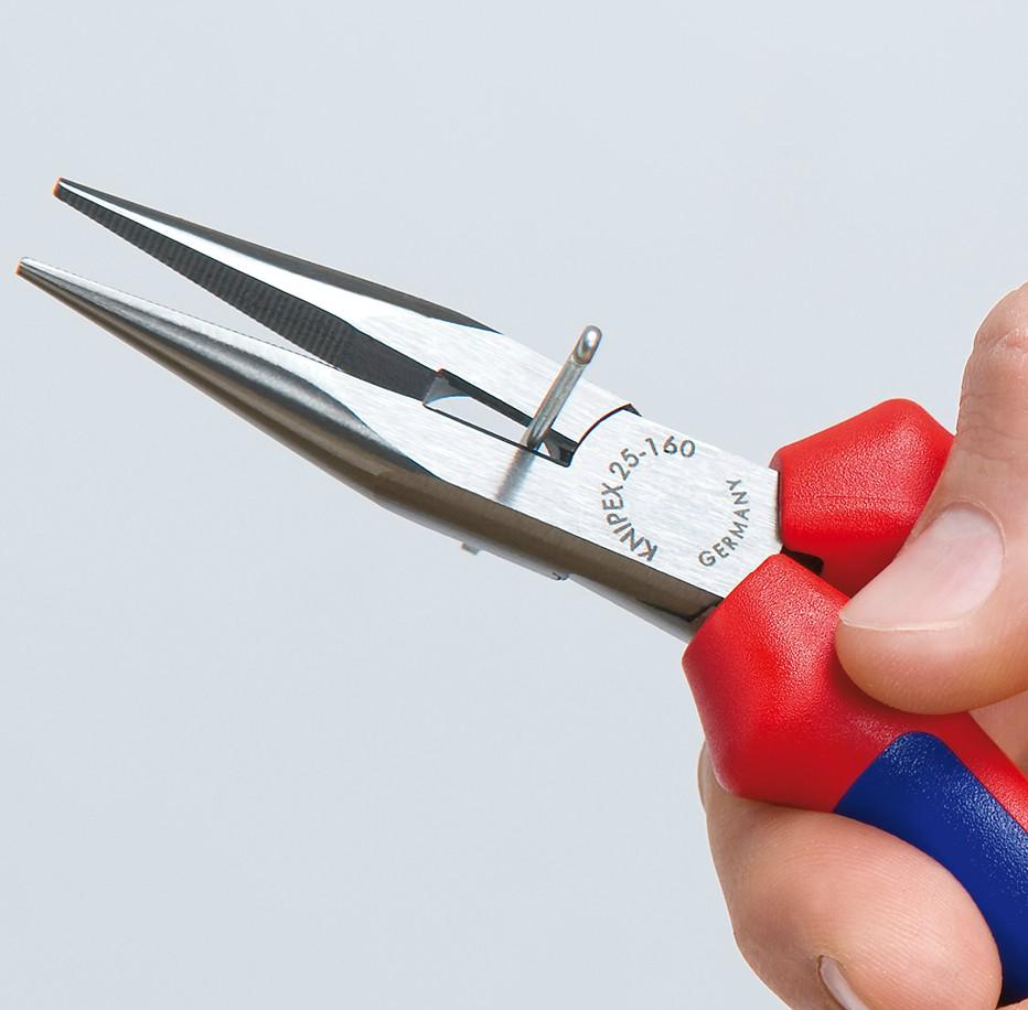 KNIPEX Tools Long Nose Pliers With Cutter, 1000V Insulated