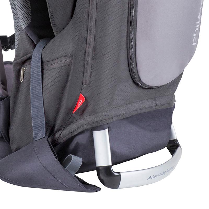 phil&teds Escape Child Carrier Frame Backpack, Red Height Adjustable BodyTech