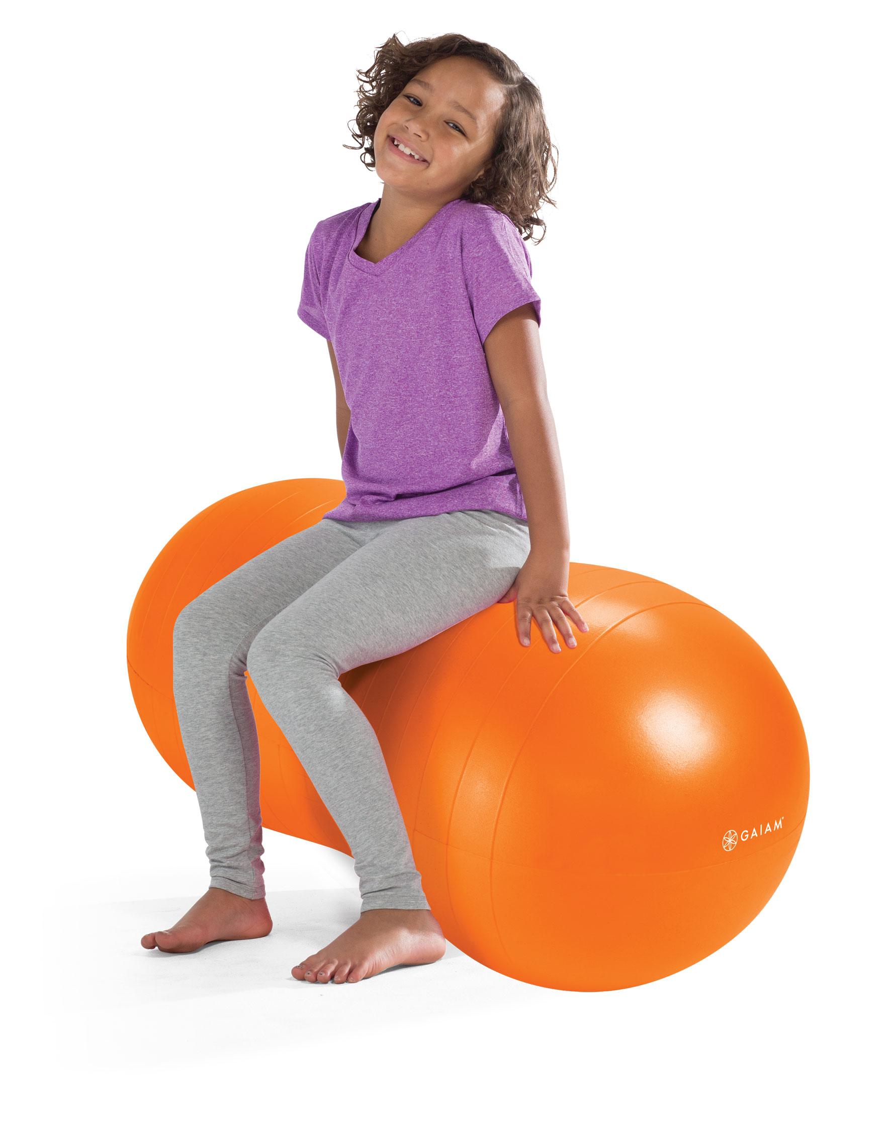Gaiam Kids Peanut Balance Ball, Orange Sports & Outdoors