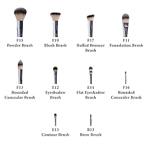 makeup brushes sigma brushes sunscreen elf primer