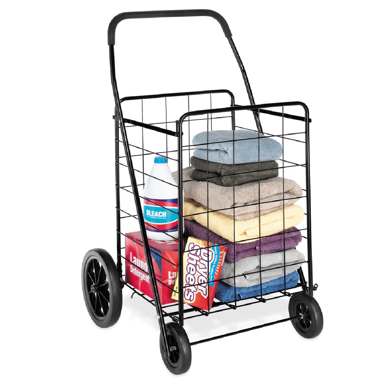 Whitmor 63182678 Deluxe Rolling Utility Cart, Black Amazon.ca Home