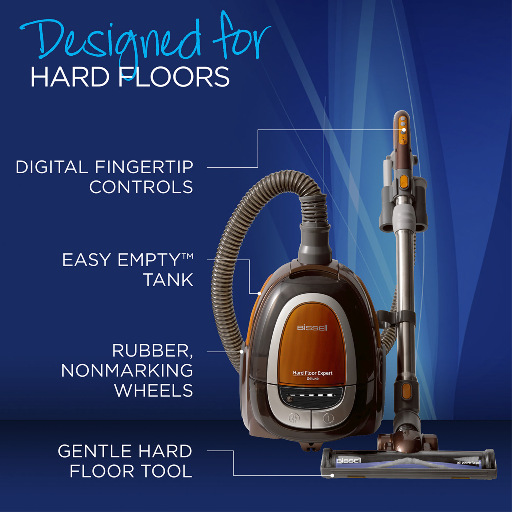 Bissell Hard Floor Expert Deluxe Canister Vacuum Cleaner