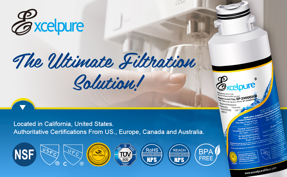 EXCELPURE DA2900020B Replacement for Samsung HAFCIN