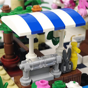 Nifeliz street Botanical Garden compatible with lego creators expert sets