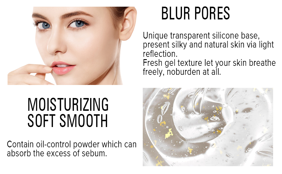 blur pores moisturizing soft skin