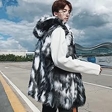 FILA フード付きフェイクファーベスト FILA フェイクファー フード付きベスト S ブラウン 楽天市場