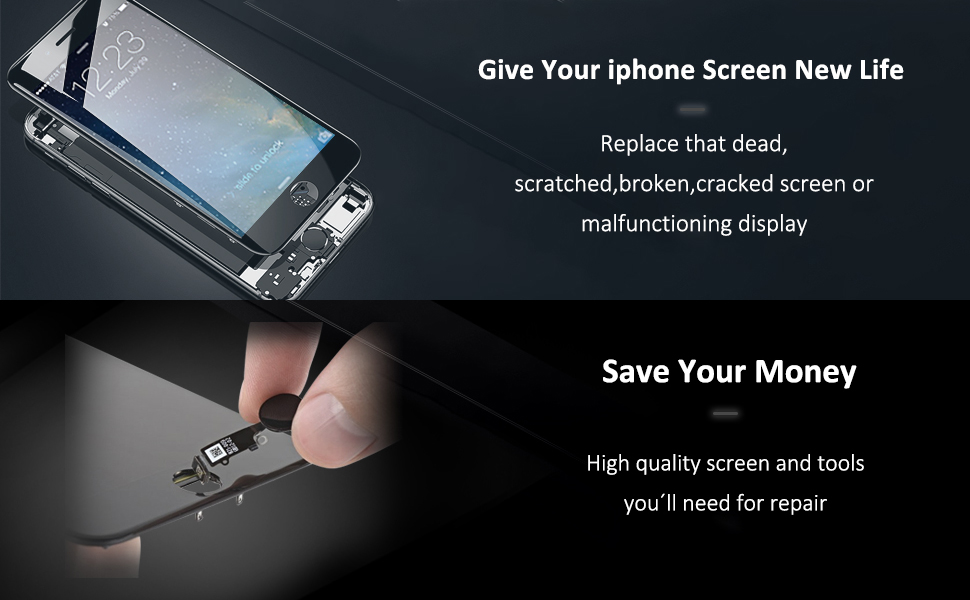 LL TRADER for iPhone 7 LCD Touch Screen Replacement Display Digitizer Assembly + Frame + Repair