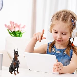 Amazon.co.jp: 模擬子犬のデスクトップ装飾品,リアルで愛らしい