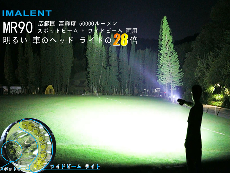 Amazon.co.jp: IMALENT(イマレント) MR90 懐中電灯 強力 最強