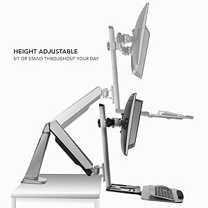 Height Adjustable Standing Desk Converter