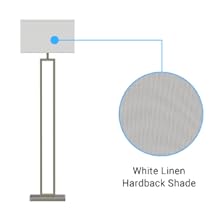 floor lamp with shelves