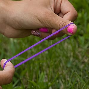 rubber bands purple