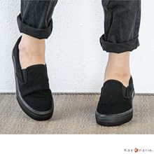 おしゃれ おとこ デート ドライブ メンズ゛サイズ感 大きめ 小さめ 19 27.0 カジュアルスニーカー black ぶらっく ゴム 綿素材 軽い ラバーソール オシャレ男子 男の子 ベーシック靴