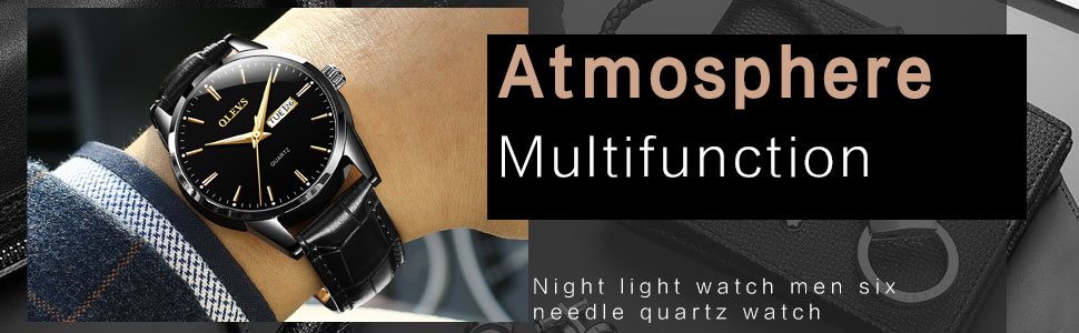 Fashion men leather watch