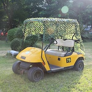  Golf Cart Cover Shade Military Camo Netting