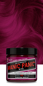 fuschia shock hair color