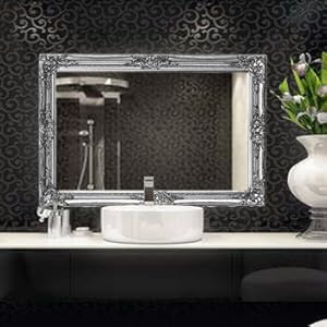 Rococo by Casa Chic - Solid Wood - Shabby Chic Wall Mirror - Large - 90x60