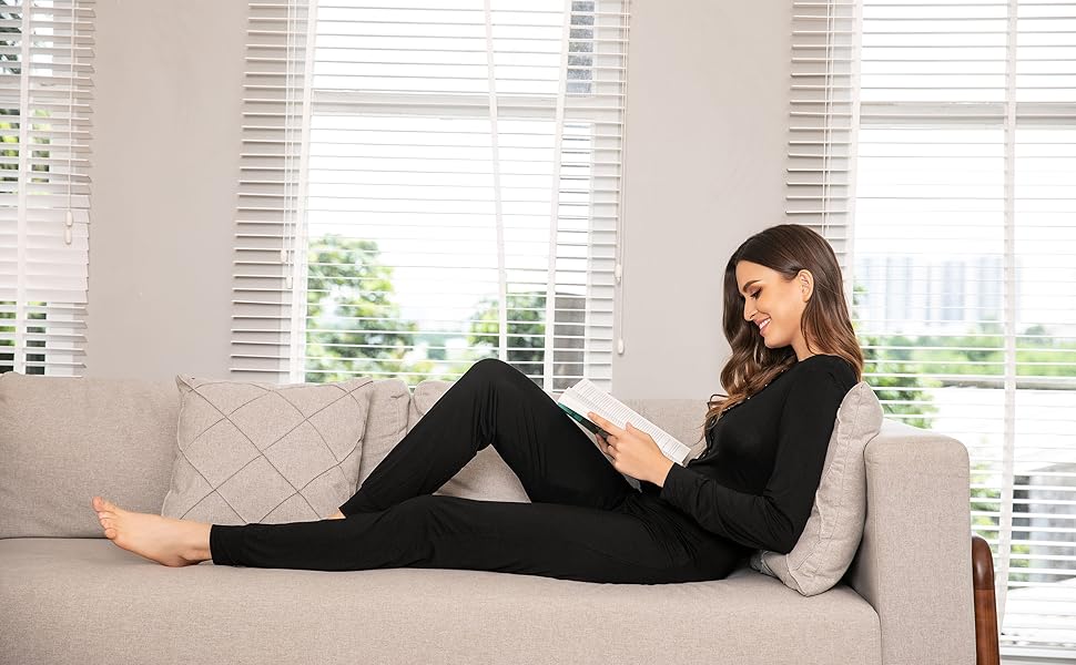 Womens Long Sleeve Onesie Union Suit Thermal Underwear Set Sleepwear Pajama Jumpsuit Union