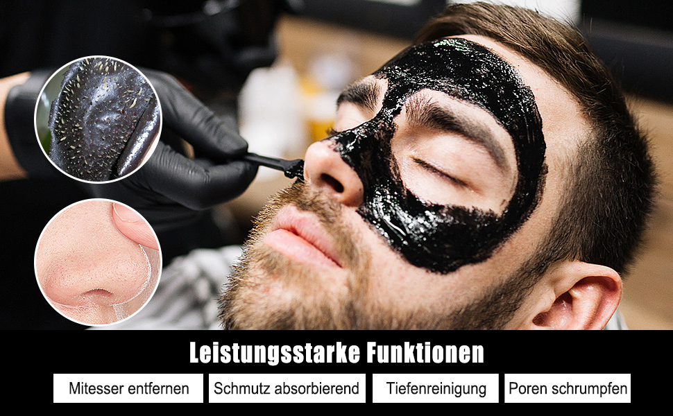 Remove blackheads, absorb dirt, deep cleansing, shrink pores.