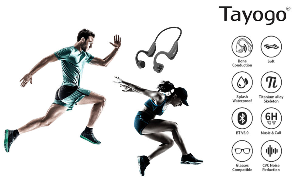 Auriculares Bluetooth de conducción ósea, Reproductor de MP3 ...