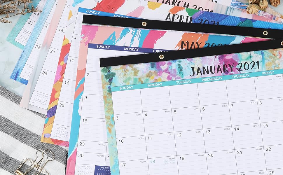 2021-2022 desk calendar
