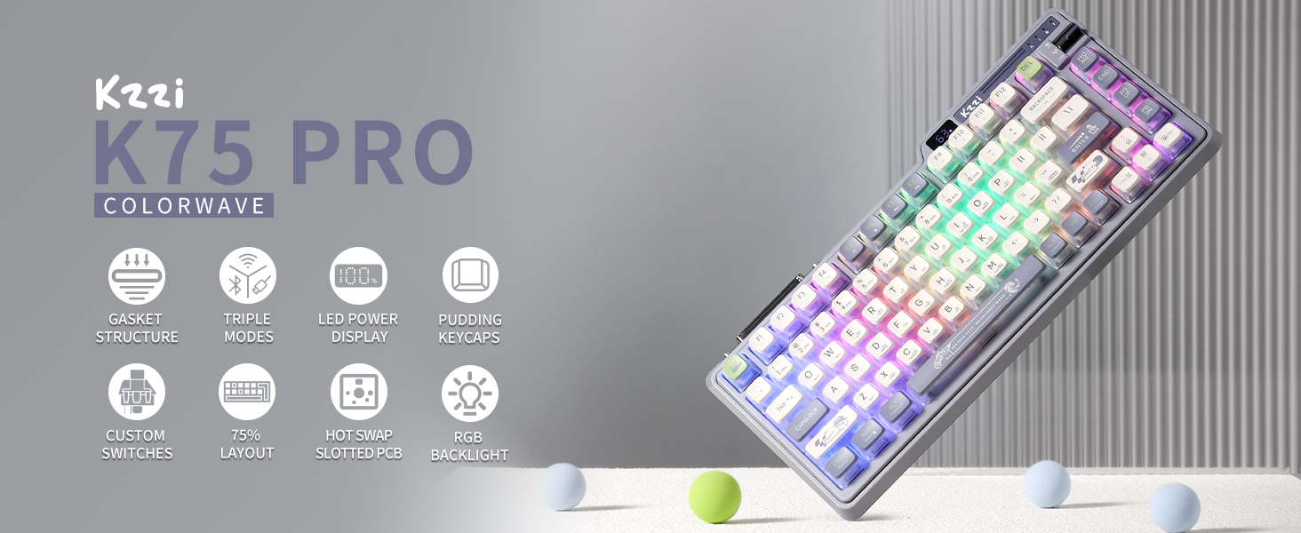 phk☆ Amazon.com: IQUNIX ZX75 Dark Side RS 75% Mechanical Keyboard