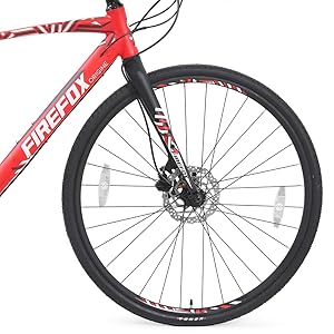 Firefox Origine Men's Alumnium Hybrid Bike (Red) : Amazon.in