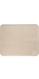 Silicone dish drying mat