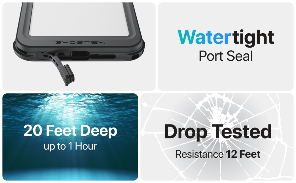 Ghostek Nautical Waterproof Designed for iPhone 12 Pro Max