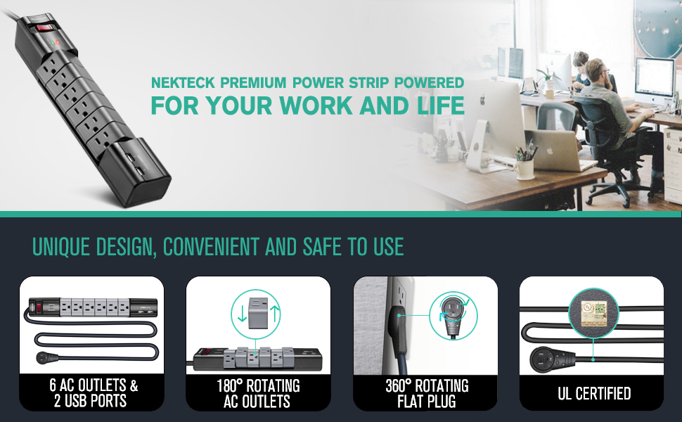 Nekteck power strip