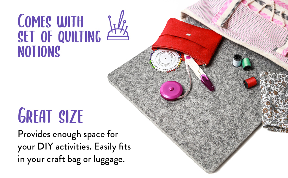 Ecoigy 17" x 13.5" Wool Ironing Pad, 1/2" Thick Wool