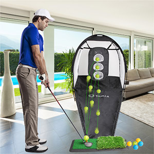 Golf hitting net indoor backyard home save environment