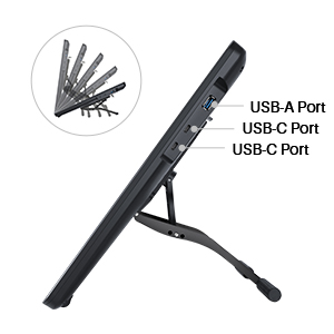 digital sketch pad, drawing tablet with screen, graphics monitor, drawing monitor,huion,kamvas pro