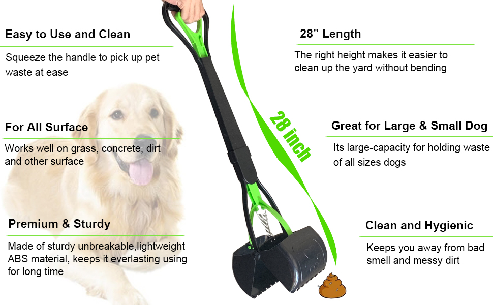 Ienjoyed Scooper Grande De 28 0 In Para Perros Resistente Para Perros Grandes Medianos Y Pequenos Para Perros De Mascotas Para Recogida De Hierba Y Grava Productos Para Animales Ienjoyed Scooper Grande De 28 0 In Para Perros Resistente Para Perros Grandes Medianos Y Pequenos Para Perros De Mascotas Para Recogida De Hierba Y Grava Productos Para Animales