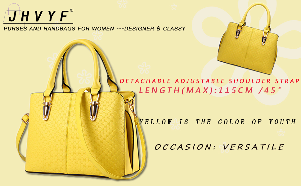 yellow handbag