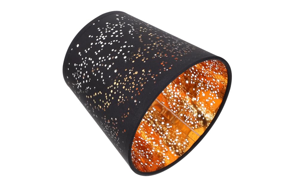 Lurrose Black Lamp Shade Chandelier Lamp Shades Hollow Out
