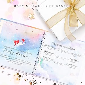 unicorn baby shower guest book girl rainbow baby gifts for mom the rainbow after the storm book