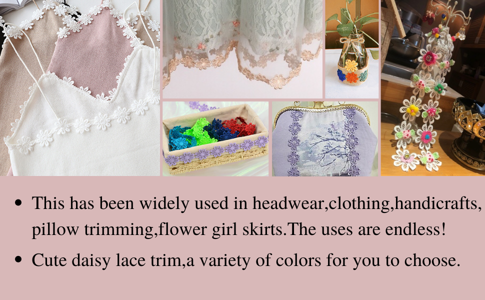 daisy lace trim