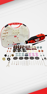 211 pcs rotary tool kit