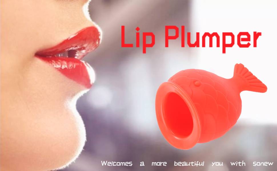 Lip Plumper, herramienta de belleza portátil con forma de pez para Lip Plumper, herramienta de belleza portátil con forma de pez para