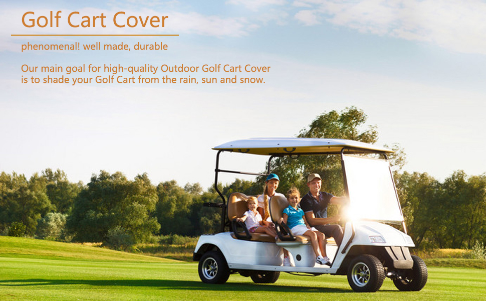 4 Passenger Golf Cart Cover