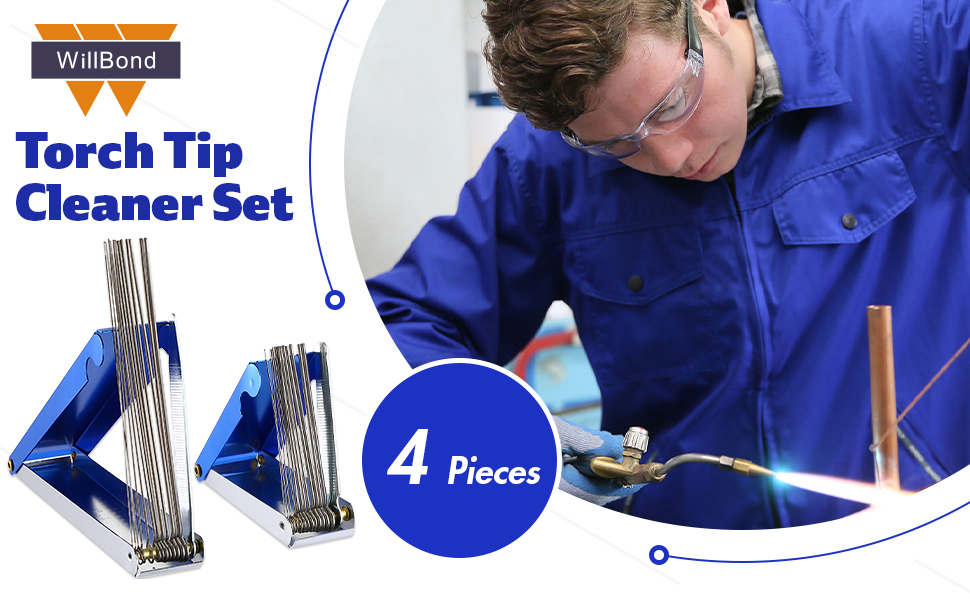 Cleaner Set for Carbon Kit Welding Tip Cleaners for Cutting