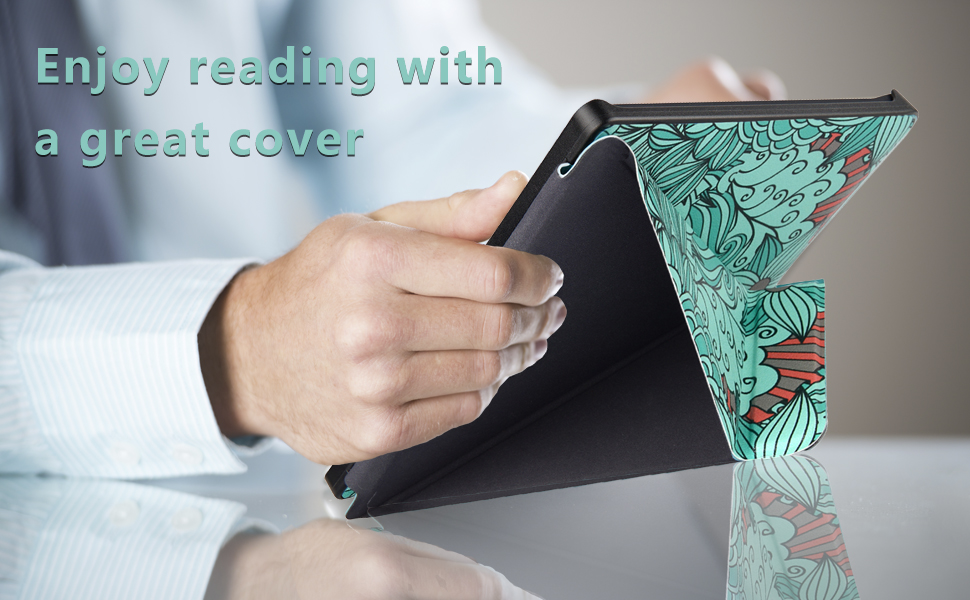 CoBak Kobo Libra Case with Stand Libra H2O Origami Protective PU Leather Smart