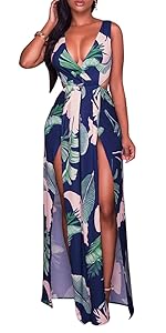 High Slit Maxi Dress