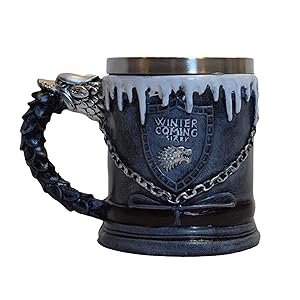 3d skull coffee mug bear wine cup stainless steam glass