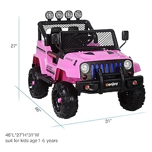 uenjoy pink jeep