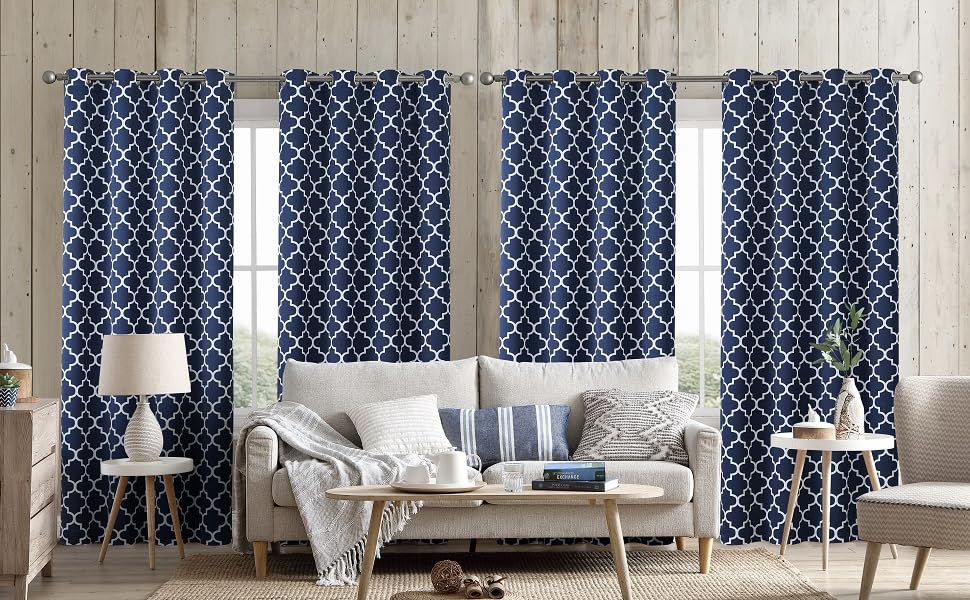 Amazon Com Hlc Me Lattice Print Decorative Pattern Blackout