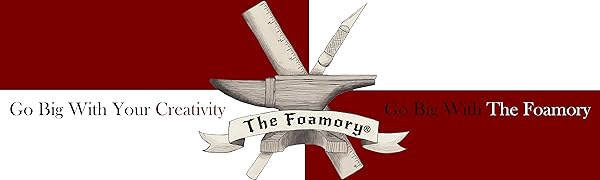 The Foamory Logo for 300g Air Dry Moldable Cosplay Foam Clay 