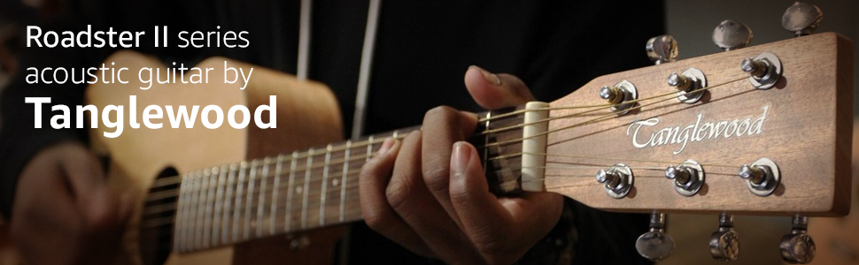 Tanglewood Roadster II TWR2 O Acoustic Guitar, 6 Strings, Orchestra, Natural Satin Finish 9 SPN-UGL